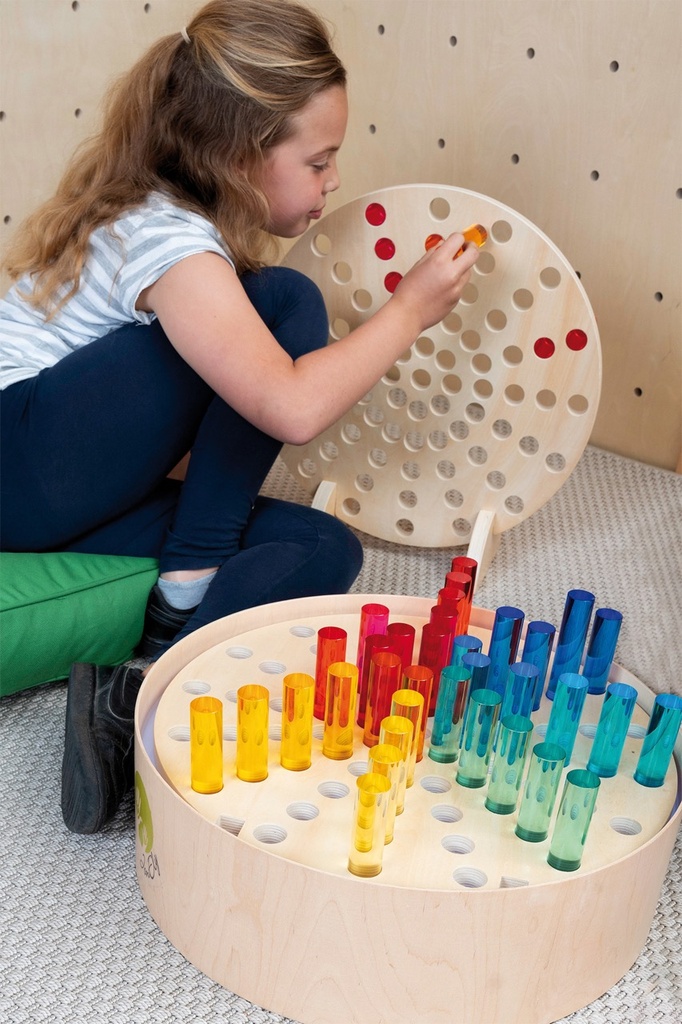 Acryl-Zylinder verschiedene Längen - 30er Set -