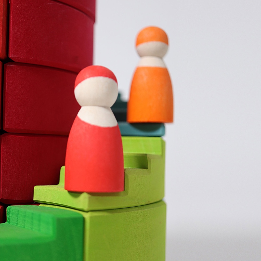 Doppelläufige Stufenspirale