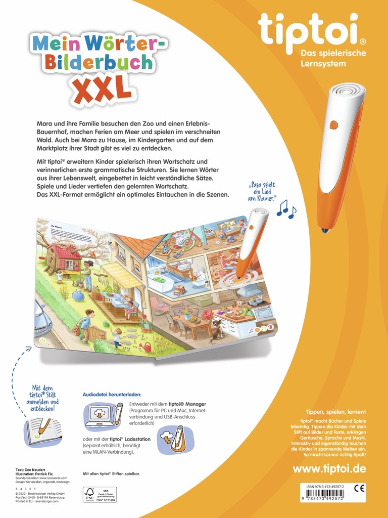 tiptoi® Buch - Mein Wörter-Bilderbuch XXL
