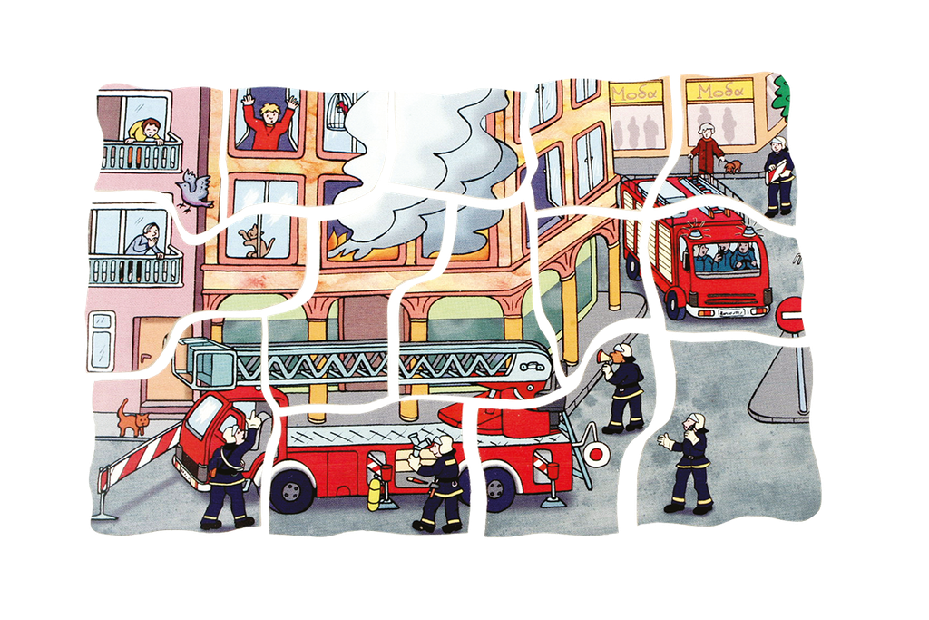 Lagen-Puzzle "Feuerwehr"