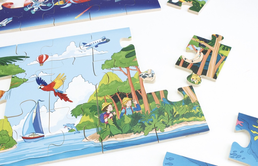 Bodenpuzzle - Tiefsee bis Weltall