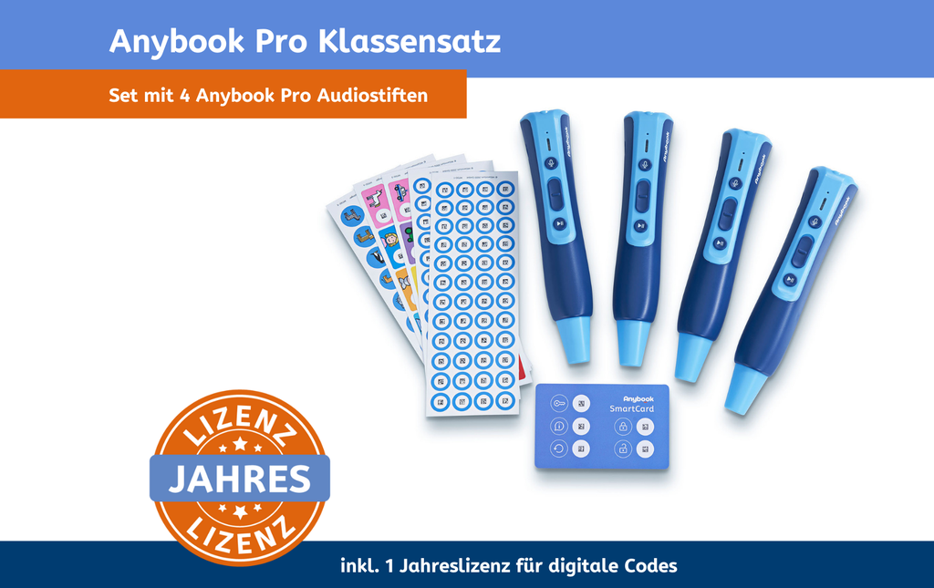 AnyBook - Pro Audiostift Klassensatz