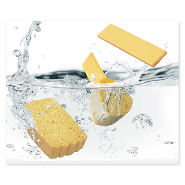 Tafelschwamm aus Zellulose, ca. 135x90x37 mm