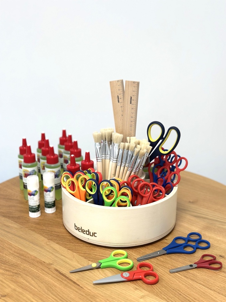 Dreh-Sortierschale "Basteln" - befüllt