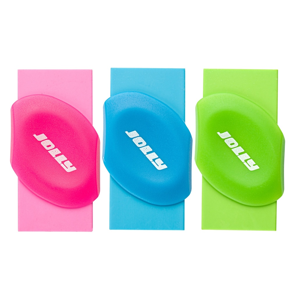 Jolly RubSTAR Radierer mit Schiebehülse 6er Set