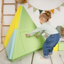 3-in-1 faltbare Spielmatte Tipi-Zelt & Boot