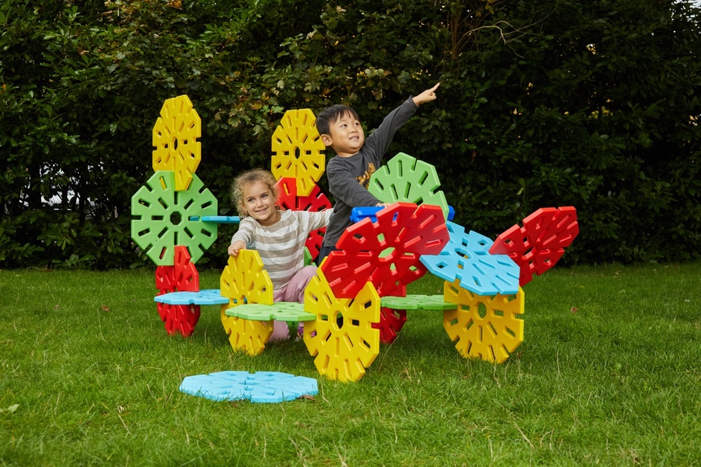 XXL Bau-Achtecke - 21 Teile