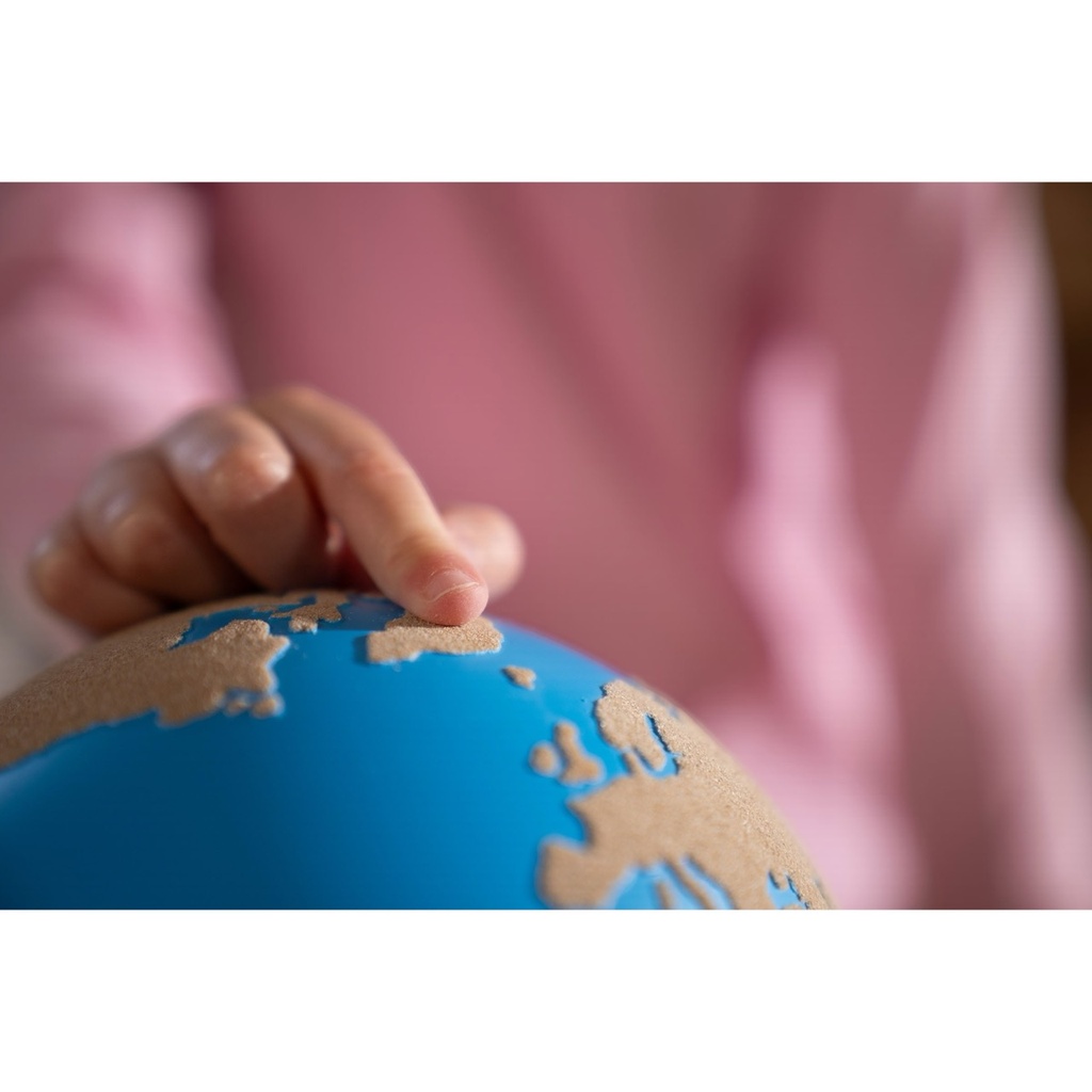 Globus Land und Wasser - Sandpapier