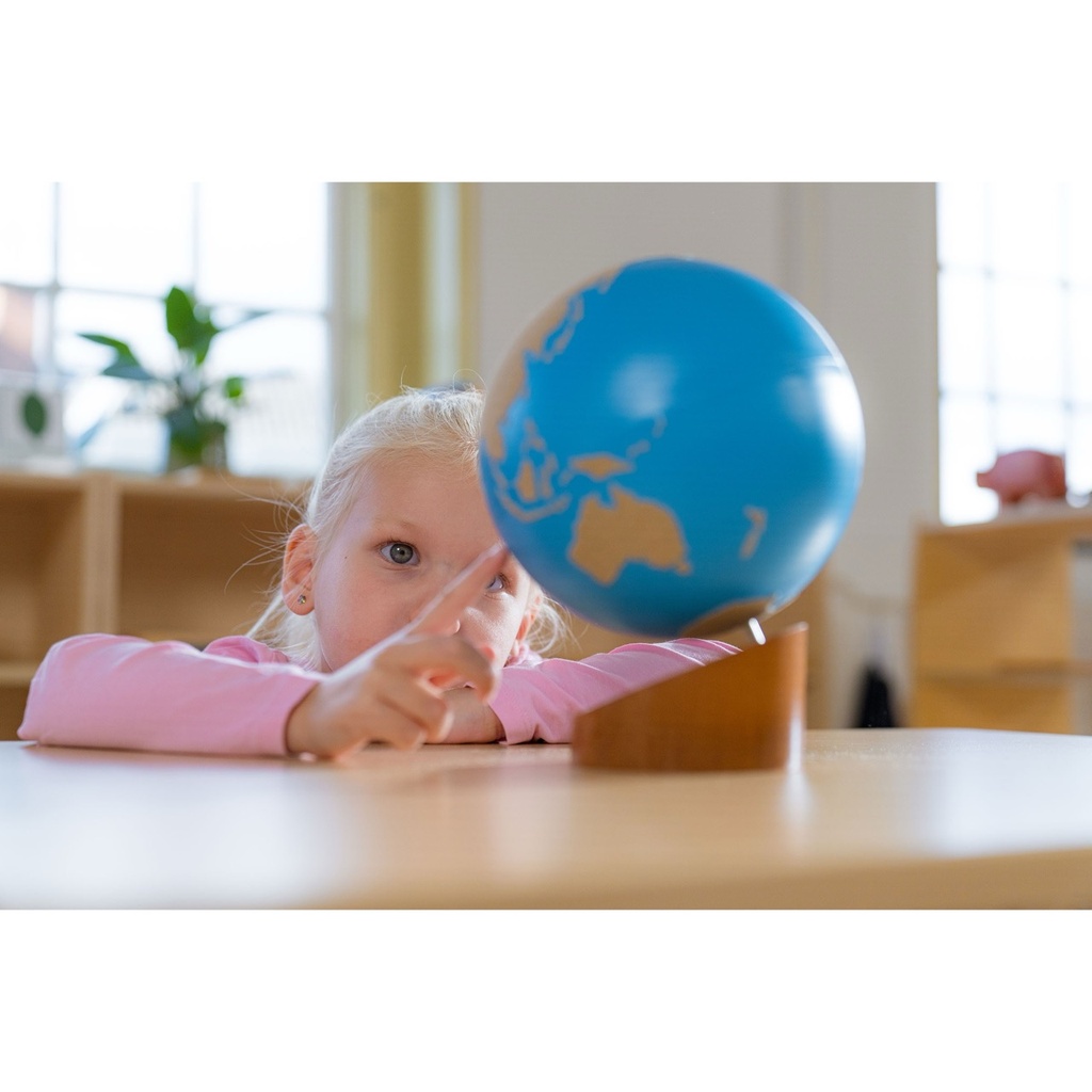 Globus Land und Wasser - Sandpapier