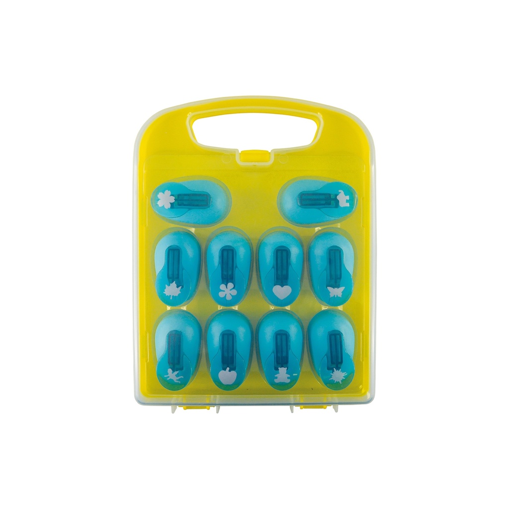 Wunderlocher Set im Koffer 10 Stück (ca. 2cm Stanzung)