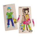Lagen-Puzzle-Set "Anika & Denis"