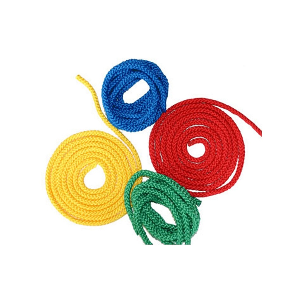 Spielseil 2,5m 4er Set Rot Blau Grün Gelb