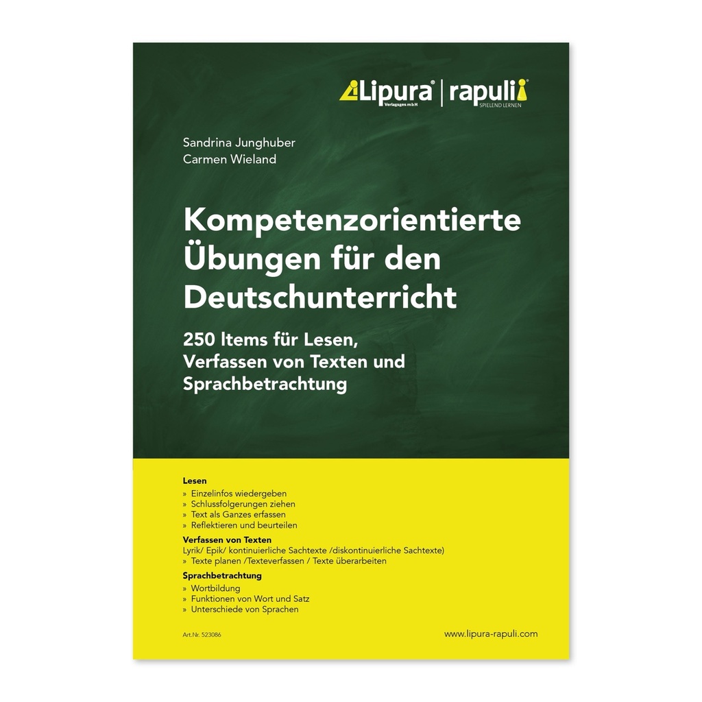 Kompetenzorientierte Übungen für den Deutschunterricht 3+4