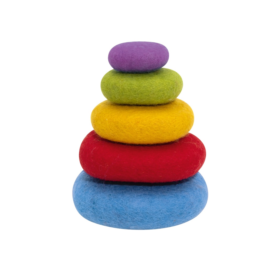 Filz-Stapelsteine - 5er Set