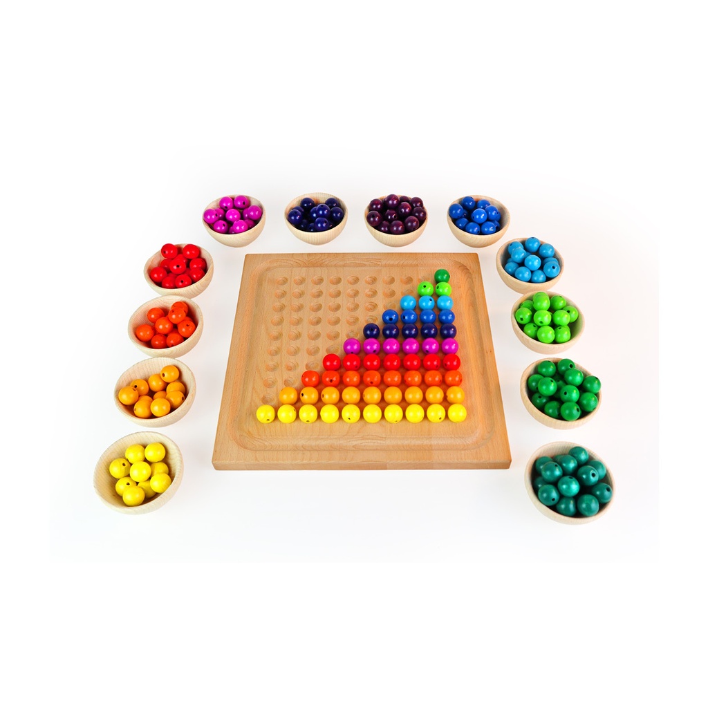 Perlenbrett Buche Set 256 Teile