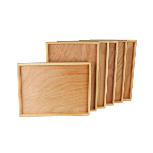 [W103323] Lege Tabletts natur 6 Teile