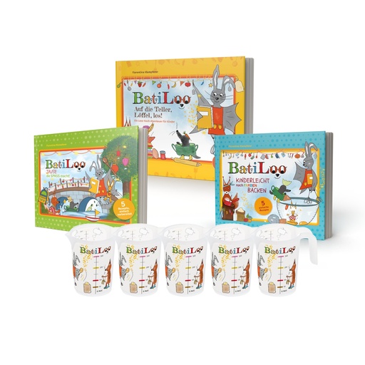 [AK126] Kochbuch Set für den Kindergarten inkl. 5 Messbecher